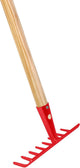Talen Tools – Gartenrechen – 8 Zähne – beschichtet – Eschenstiel – 140 cm