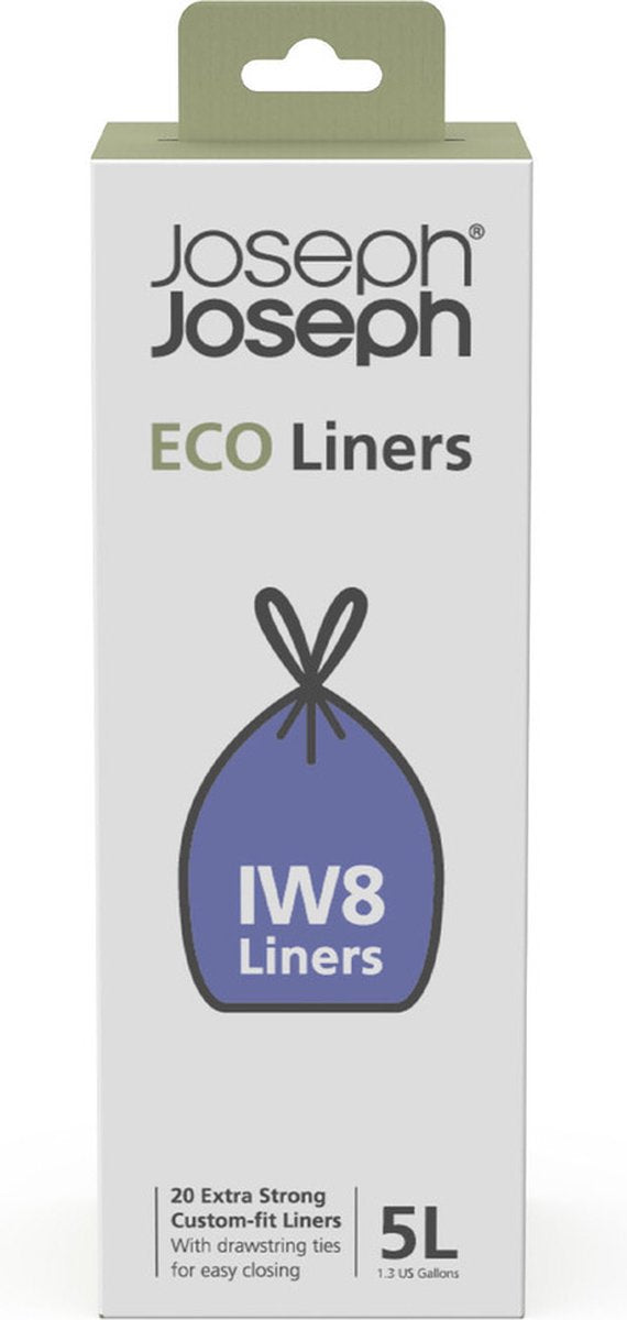 Joseph Joseph Eco Liners Abfallbeutel grau – iw8 – 5 l – 20 Stück