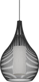Eglo Razoni 1 Hängelampe - E27 - ø 42,5 cm - Schwarz|Weiß - Stahl|Glas