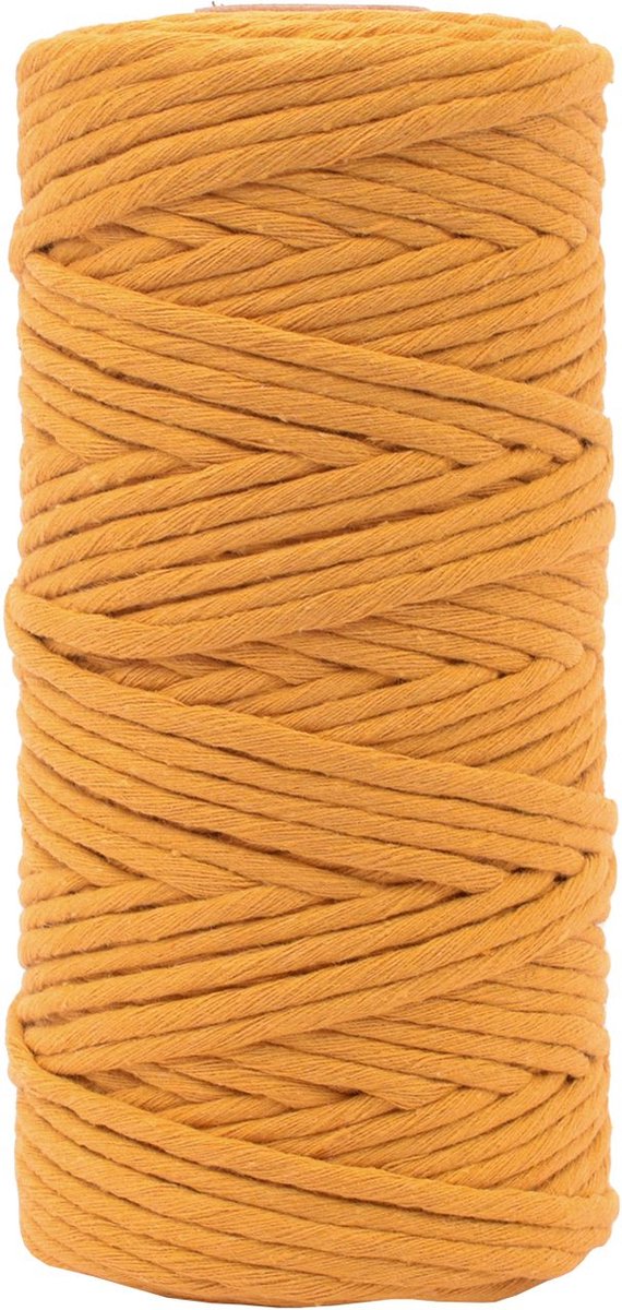 Vaessen creative • Makramee-Seil 3 mm x 100 m ockergelb