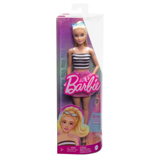 Mattel Fashionistas Pop #213, blond mit gestreiftem Top, R.