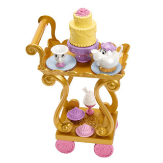 Disney Prinzessin Belle mit Teewagen