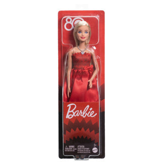 Barbie Fab Puppe 80. Jubiläum rubinrot