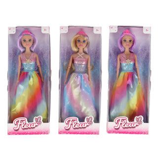 Fleur Puppe Regenbogenprinzessin 2 sortiert | 4 Stück