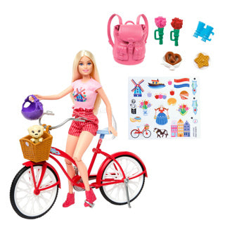 Barbie mit Fahrrad Holland