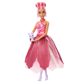Barbie enthüllt Blumenüberraschung, rote Rose