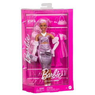 Barbie Fashionsta Puppe Deluxe + Metallic Rosa Haare