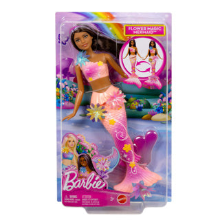 Barbie Fantasy Garden Blume Meerjungfrau Brünette