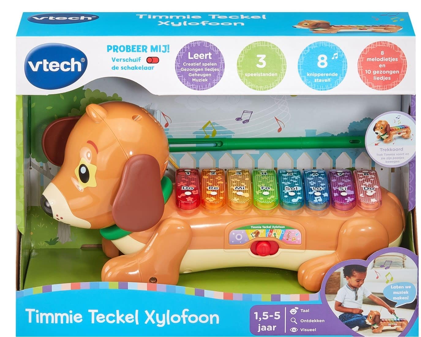 Vtech Timmie Deckel Xylophon mit Licht und Klang