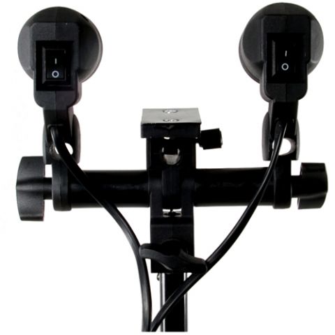 Studiooking Universal E27 -Lampenhalter mit 2 Armaturen DLE27D