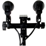Studiooking Universal E27 -Lampenhalter mit 2 Armaturen DLE27D - afbeelding 2