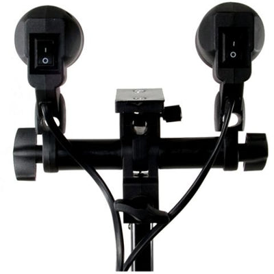 Studiooking Universal E27 -Lampenhalter mit 2 Armaturen DLE27D