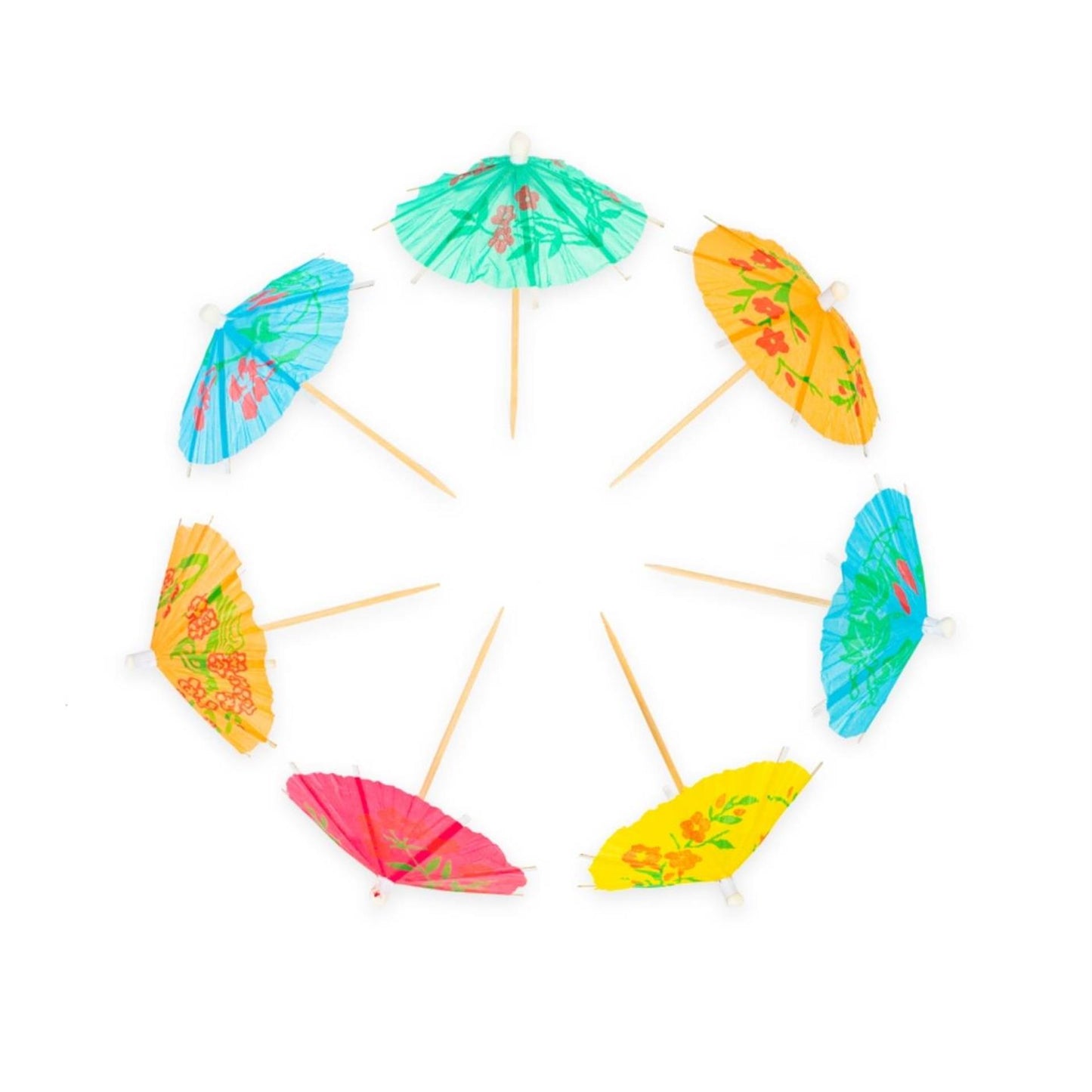 Globos Eis Sonnenschirme Spieße Papiertüte à 12 Stück