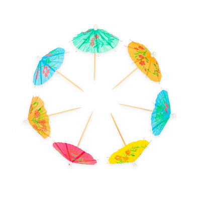 Globos Eis Sonnenschirme Spieße Papiertüte à 12 Stück