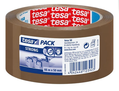 Tesa Verpackungsband 66mx50mm braun 6 Stk