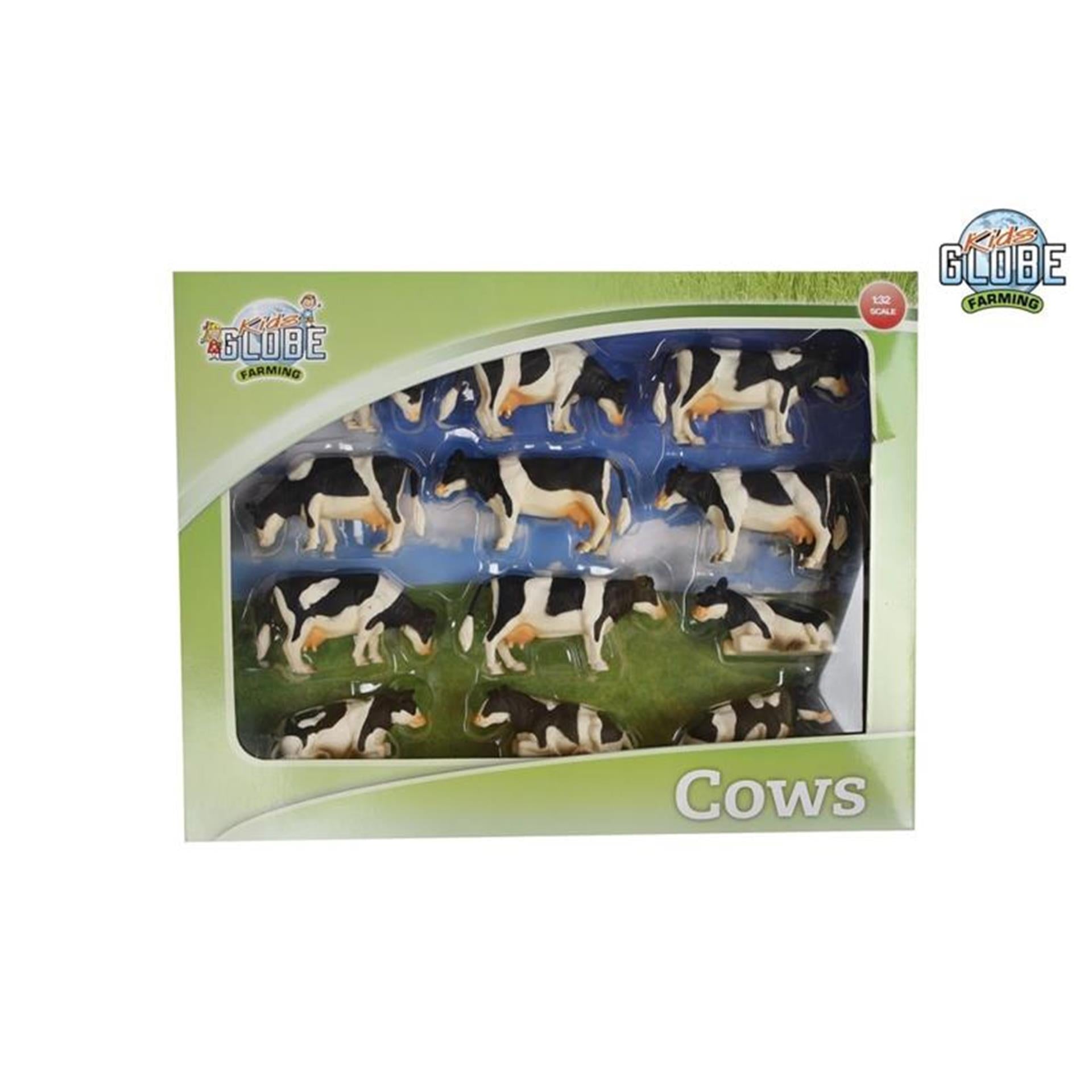 Kids Globe Globe Cows, 12st 1:32