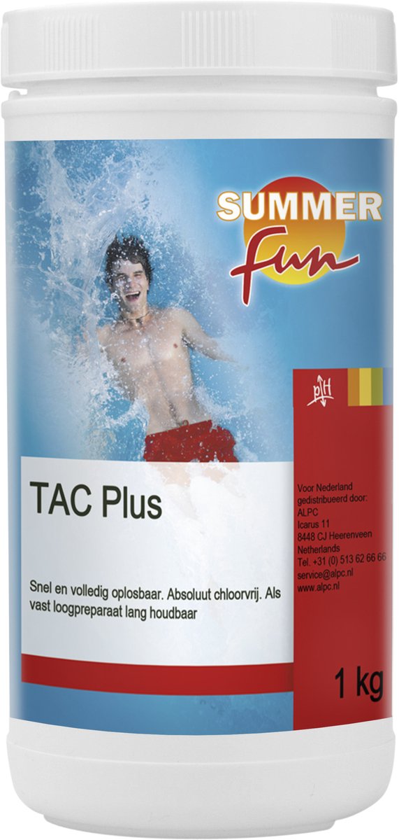 Sommerspaß TAC Plus Pulveralkalität zunimmt 1 kg Weiß