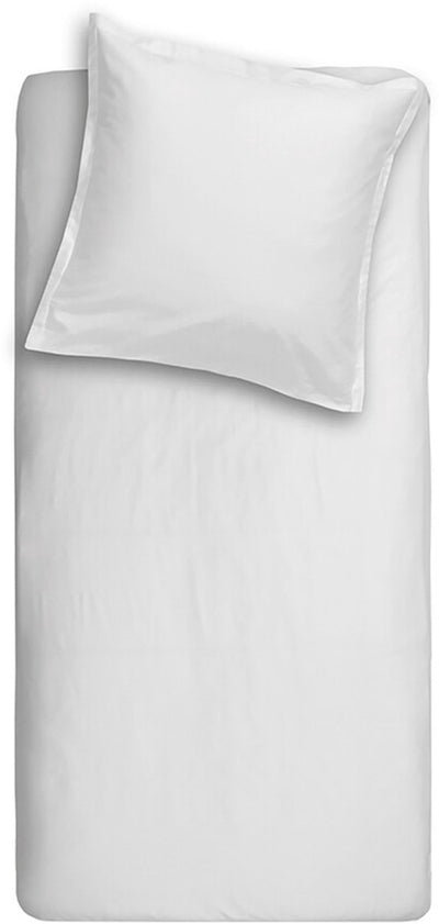 Cinderella Sonntage – Bettbezug mit Reißverschluss – Satin – 135 x 200 cm – weiß + 1 Kissenbezug 60 x 70
