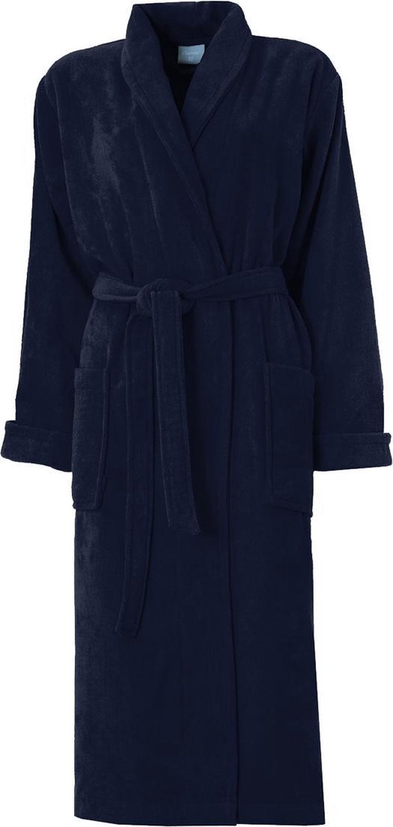 Seepferdchen - rein - Bademantel - Indigo - m