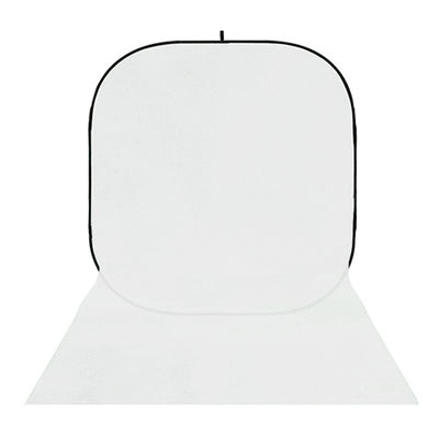 StudioKing Hintergrundtafel BBT-01-20 Weiß Schwarz 400x150 cm