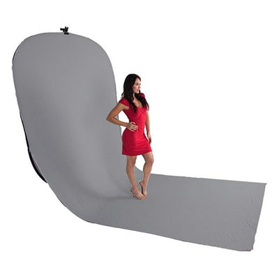 StudioKing Hintergrundtafel BBT-03-10 Graugrün 400x150 cm