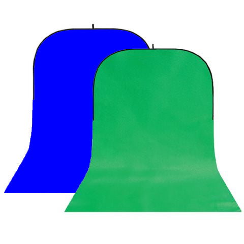 StudioKing Hintergrundtafel BBT-10-07 Grün Blau 400x150 cm