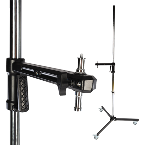 StudioKing Hochleistungs-Lampenständer auf Rollen FPT-3604 220 cm