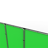 Studioking Panorama-Hintergrund grüner Bildschirm FSF-240900PT 240x900 cm