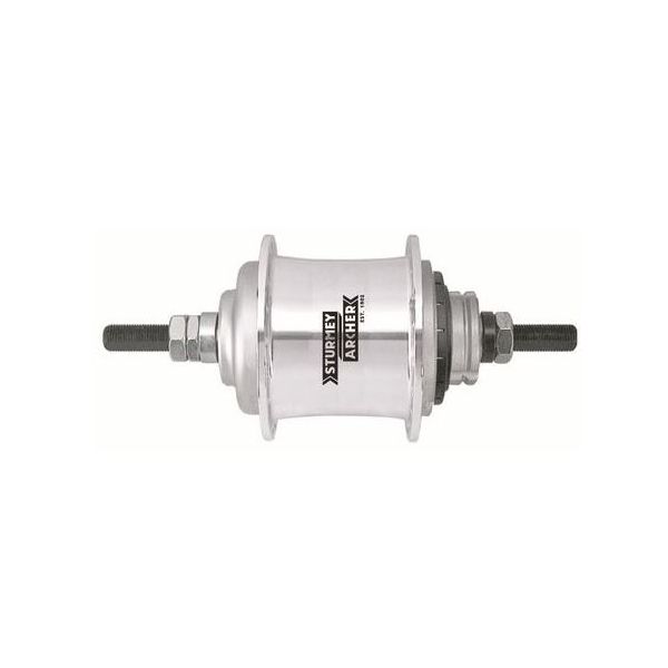 Getriebenabe Sturmey Archer S-RF3 3-Gang-Freilauf - 36 Löcher - silber