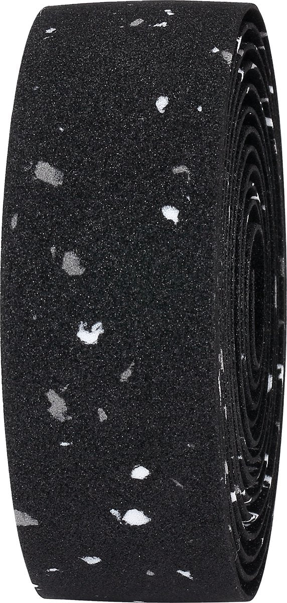 Bbb Cycling Lenkerband Rennrad – selbstklebendes Lenkerband mit Stretchmaterial – rutschfest – Länge: 200 cm – Dicke: 2 mm – inklusive Lenkerkappen – schwarz gesprenkeltes Öko – Rennband BHT-01 Öko
