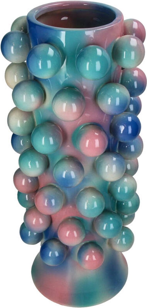 HD-Vasenkugeln aus Steinzeug, mehrfarbig, 18,8 x 18,8 x 46 cm