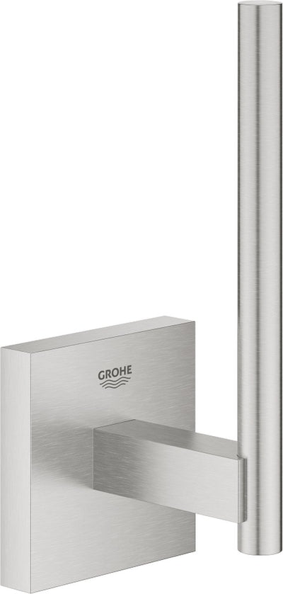 Grohe Start Cube Ersatz-Toilettenpapierhalter – Supersteel (Edelstahloptik) 40979dc0