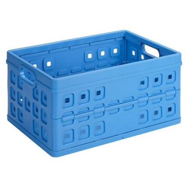 Sonnenwaren quadratische Klappkiste 46L Blau