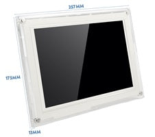 Benel Frameo digitaler Fotorahmen WT-101b Acryl transparent 10,1 Zoll