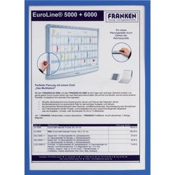 Dokumentenhalter Franken Hartplastik A4 317x440mm blau