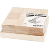 Creativ Company Holzklötze, Größe 4x4x4 cm, 9 Stück, 1 Box