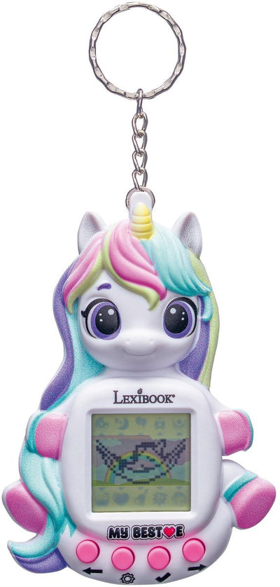Lexibook my best-e® Einhornkonsole mit LCD-Bildschirm und Schlüsselbundbefestigung
