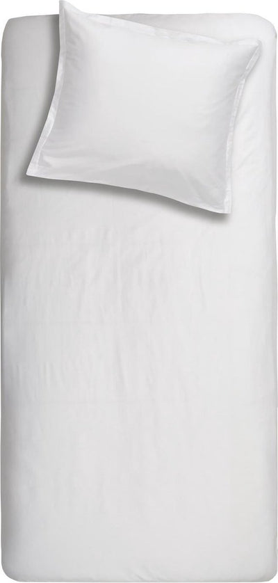 Cinderella Sundays Bettbezug – 1 Person – Satin – 140 x 200 220 cm – weiß + 1 Kissenbezug 60 x 70