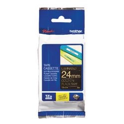 Etikettenband Brother tze354 24mmx8m gold schwarz