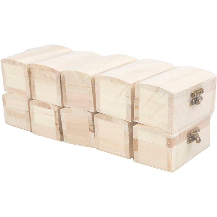 Creativ Company Schatztruhe, D: 4,9 cm, L: 9 cm, B: 5,2 cm, 10 Stück 1 Box