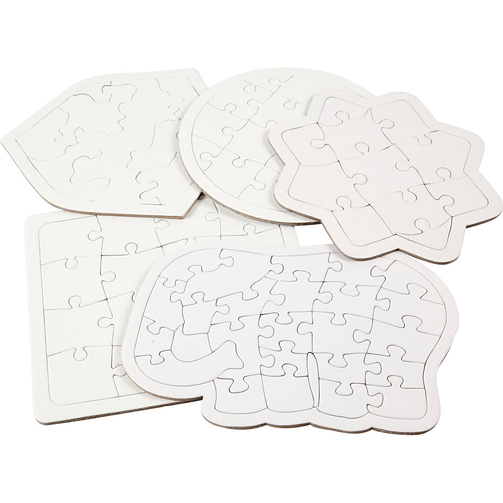 Creativ Firmenpuzzle, Größe 17-21 cm, weiß, 10 Teile, 1 Box