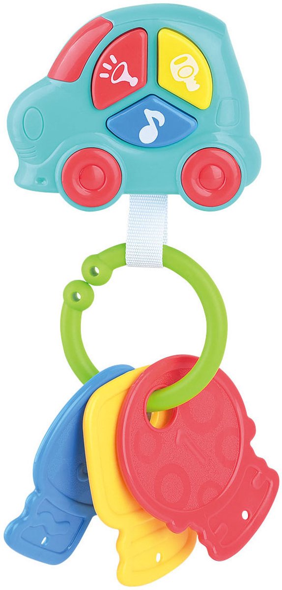 Spielen Sie Babyautoschlüssel blau, 4dlg.