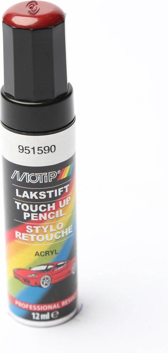 Motip 951590 – Autolackstift – Rot Metallic – 12 ml