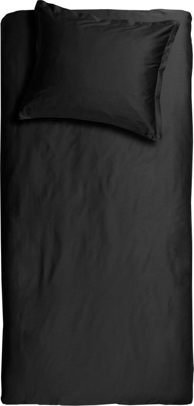 Cinderella Sundays Bettbezug – 1 Person – Satin – 140 x 200 220 cm – Schwarz
