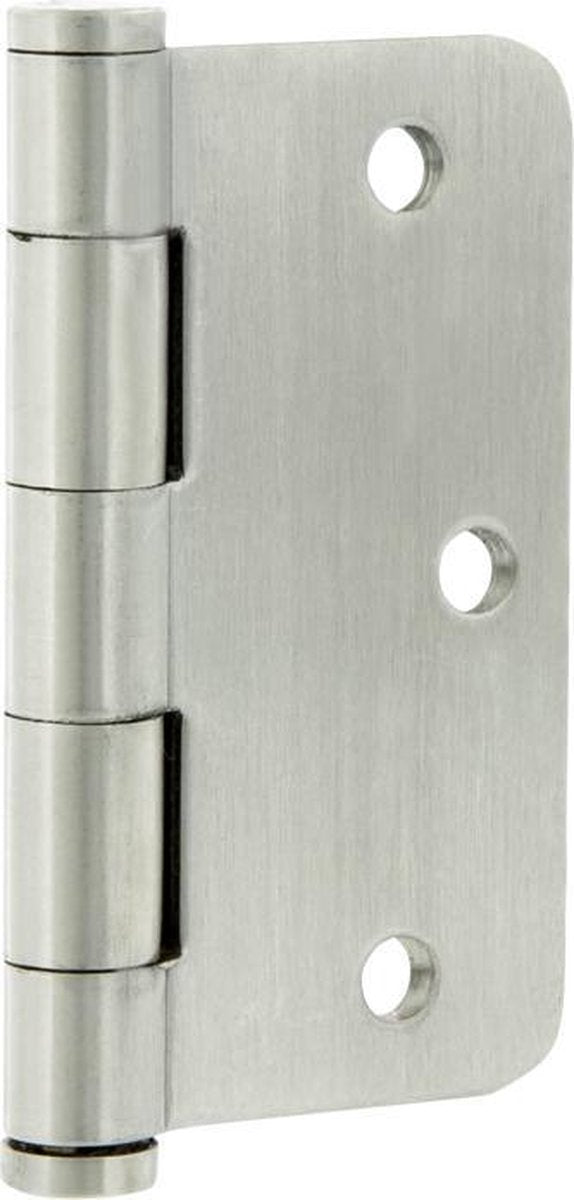 Starx-Scharnier, quadratisches Modell, mit losem Stift, runde Ecken, Edelstahl 76 x 76 mm (3 Stück)