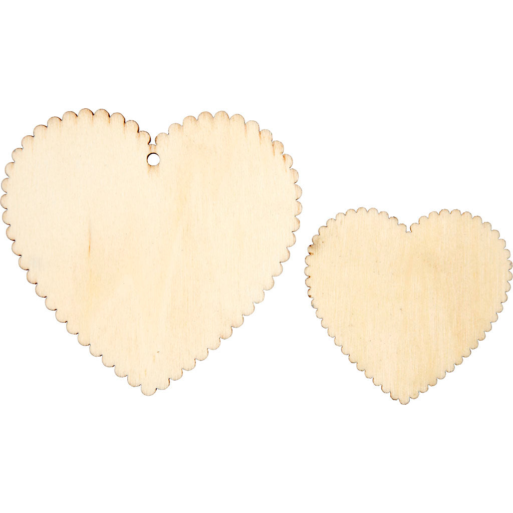 Creativ Company Herzen, Größe 5,1x5,1 cm, 12 Stück, 1 Box