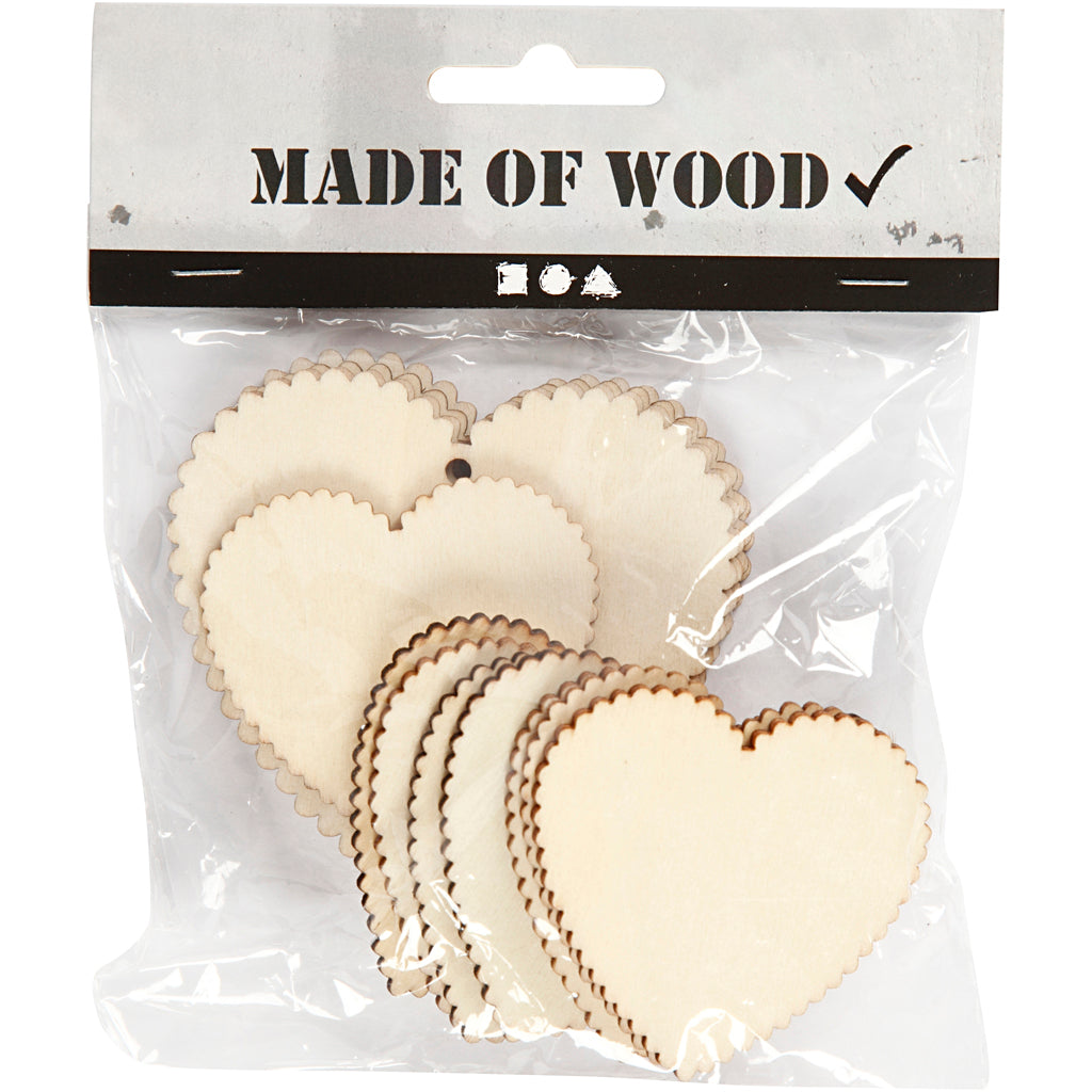 Creativ Company Herzen, Größe 5,1x5,1 cm, 12 Stück, 1 Box