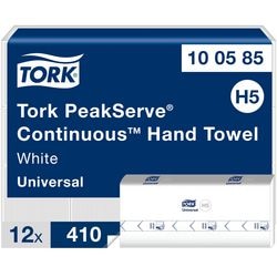 Tork Peakserve weiße 1-lagige Handtücher