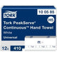 Tork Peakserve weiße 1-lagige Handtücher