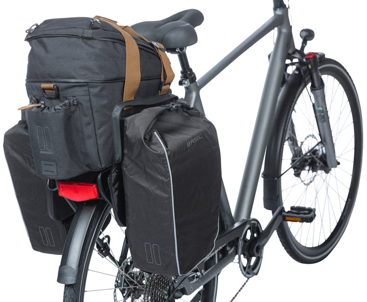 Basilikum Miles xl Gepäckverhalten Beutel wasserdichte Männer Fahrrad Schwarz